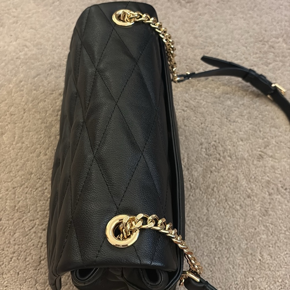 Rebecca Minkoff Black Quilted Leather Shoulder Bag - Picture 9 of 13